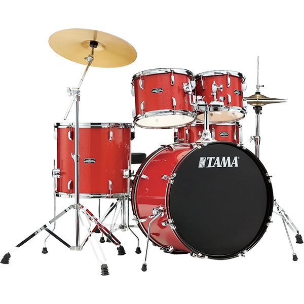 Bateria Tama Stagestar St52h4 Cds Rojo Caramelo+bases