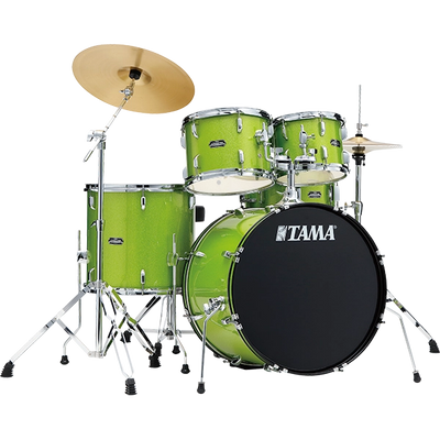 Bateria Tama Stagestar St52h4 Lgs Verde+bases