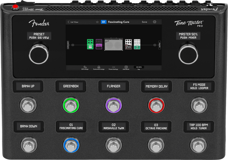 Procesador de efectos Fender Tone Master Pro 2274900000 - The Music Site