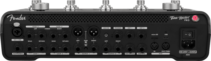 Procesador de efectos Fender Tone Master Pro 2274900000 - The Music Site
