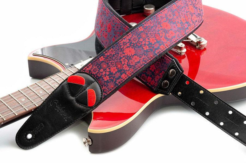 Correa Righton Guitarra Electrica Daisy Roja