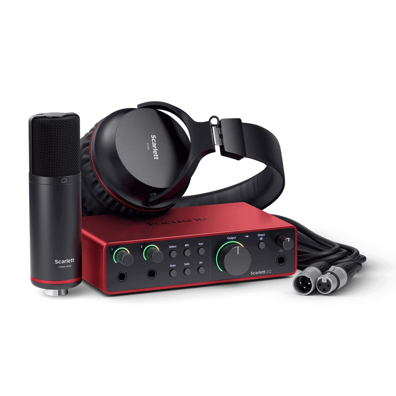 Combo De Grabación Focusrite Scarlett 2i2 Studio 4th Gen — vista 1