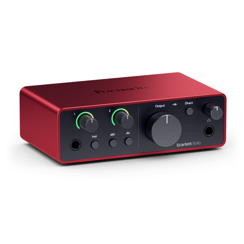 Combo De Grabacion Focusrite Scarlett Solo Studio 4TH GEN