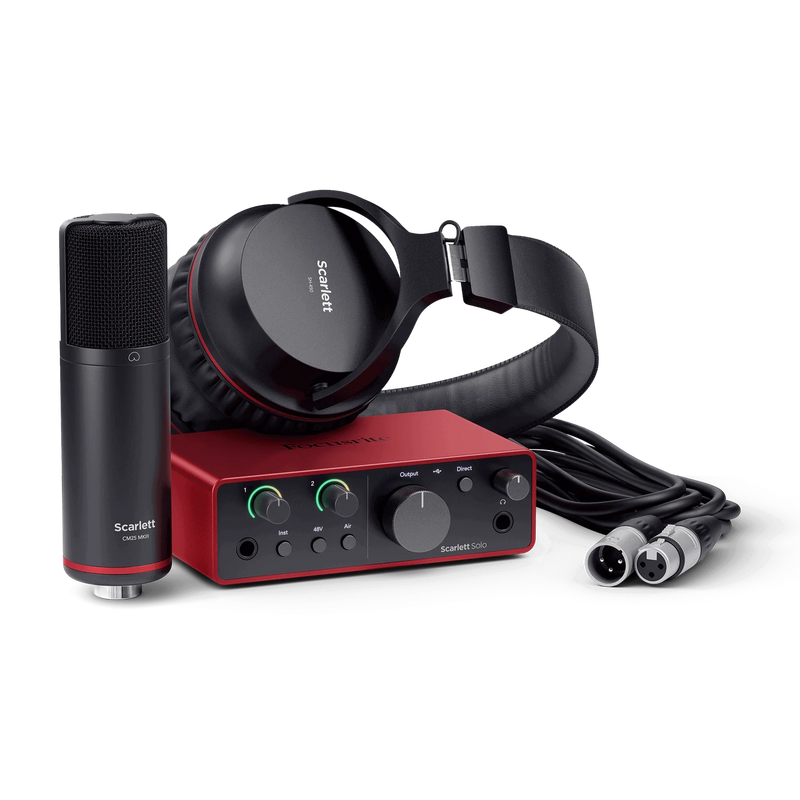 Combo De Grabación Focusrite Scarlett Solo Studio 4th Gen — vista 1
