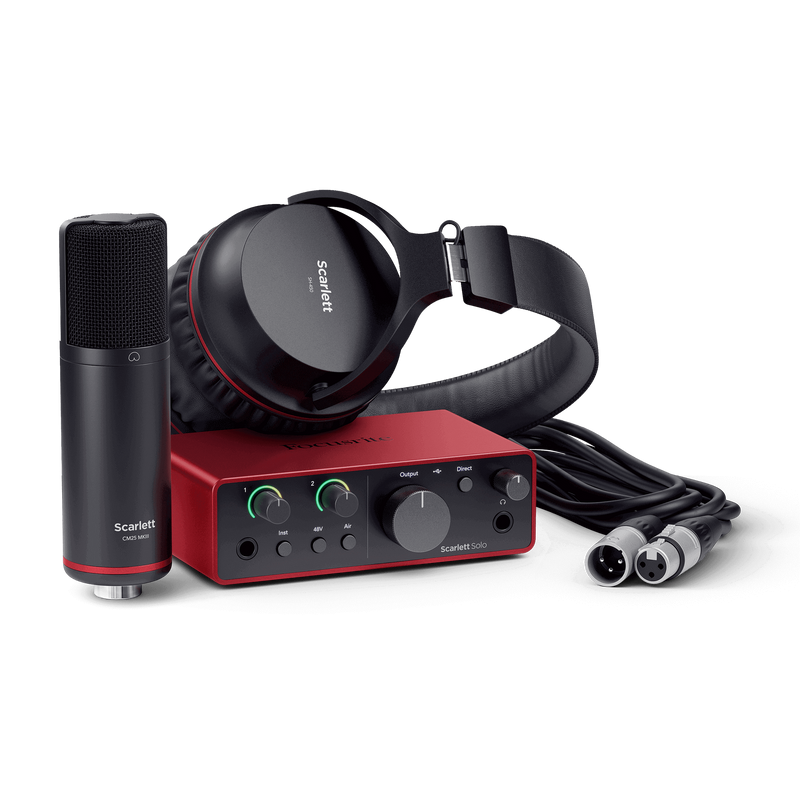 Combo De Grabacion Focusrite Scarlett Solo Studio 4TH GEN