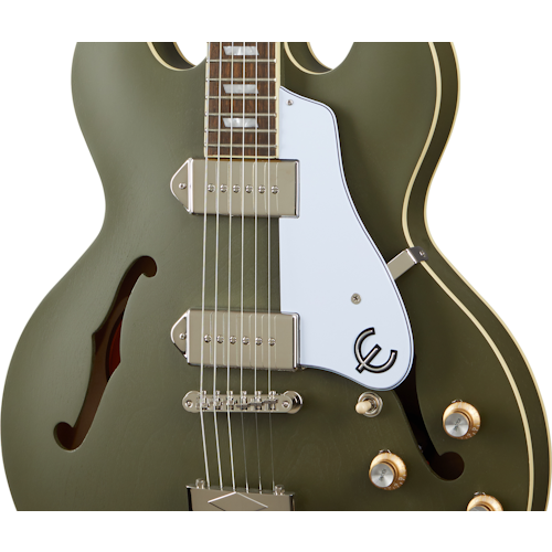 Guitarra Electrica Epiphone Etcawodnh1 Casino Verde Oliva