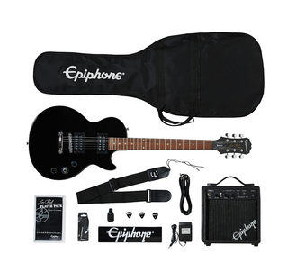Guitarra Electrica Epiphone Ppeg-egl1ebch1 Kit Les Paul Player Pack