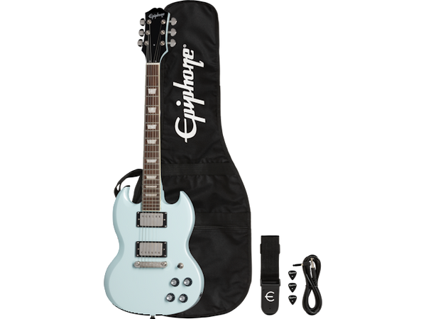 Guitarra Electrica Epiphone ES1PPSGFBNH1 Kit Azul hielo