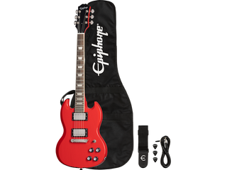 Guitarra Electrica Epiphone SG Es1ppsgranh1 Power Players Lava Red