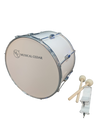 Tambora Mc-art De 18 Ltba-1813d Doble Parche
