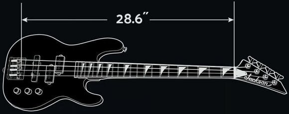 Bajo Eléctrico Jackson JS Series Concert Bass Minion JS1X Silverburst — vista 7