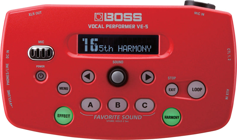 Procesador De Efectos Boss Ve-5-rd Vocal