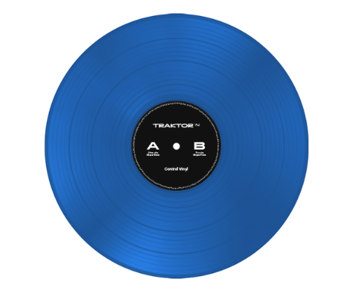 Disco Native Controlador Traktor Control Vinyl Blue
