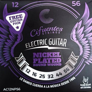 Encordado Cifuentes Guitarra Electrica Ac12 Np 12 56