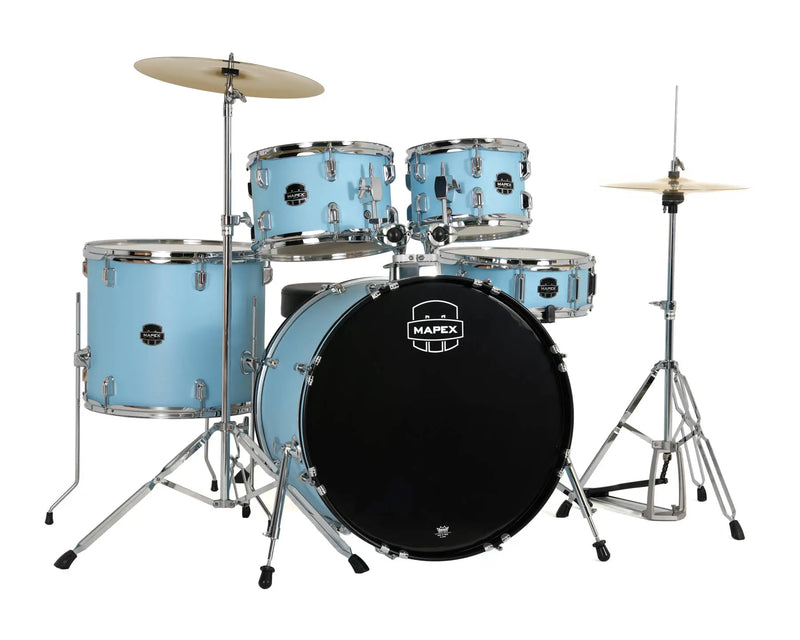 Mapex Comet: vista de los cinco tambores en Lake Blue; montaje de referencia — 1048037