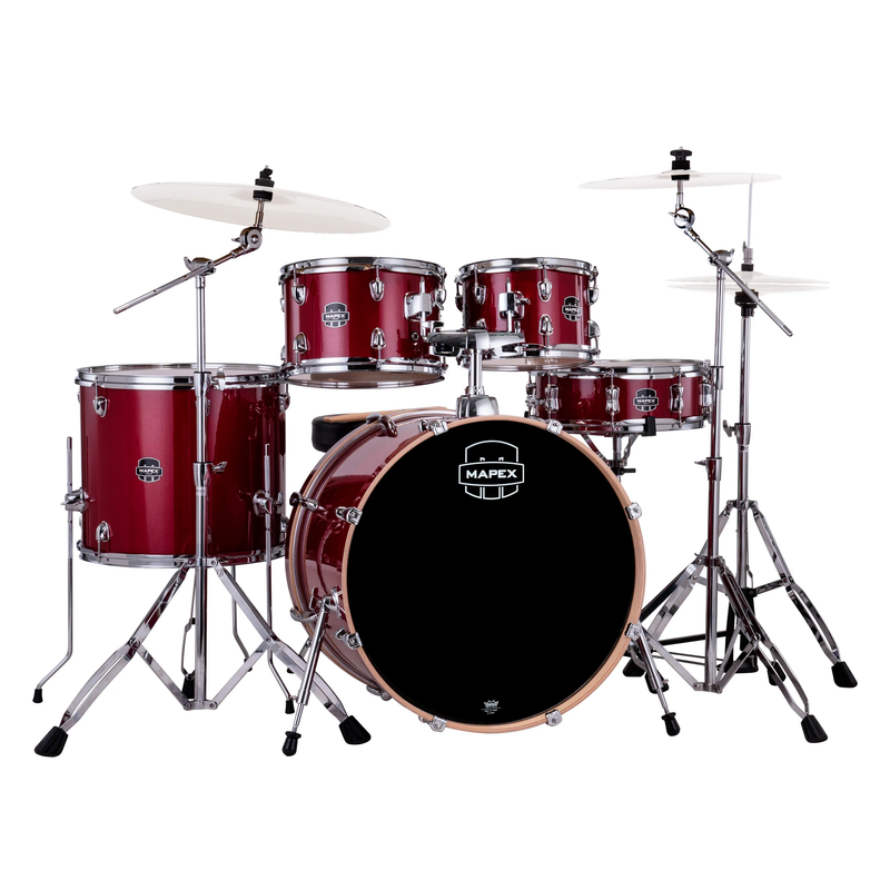 Batería acústica Mapex Venus VE5295FTVM Crimson Red Sparkle — vista 1