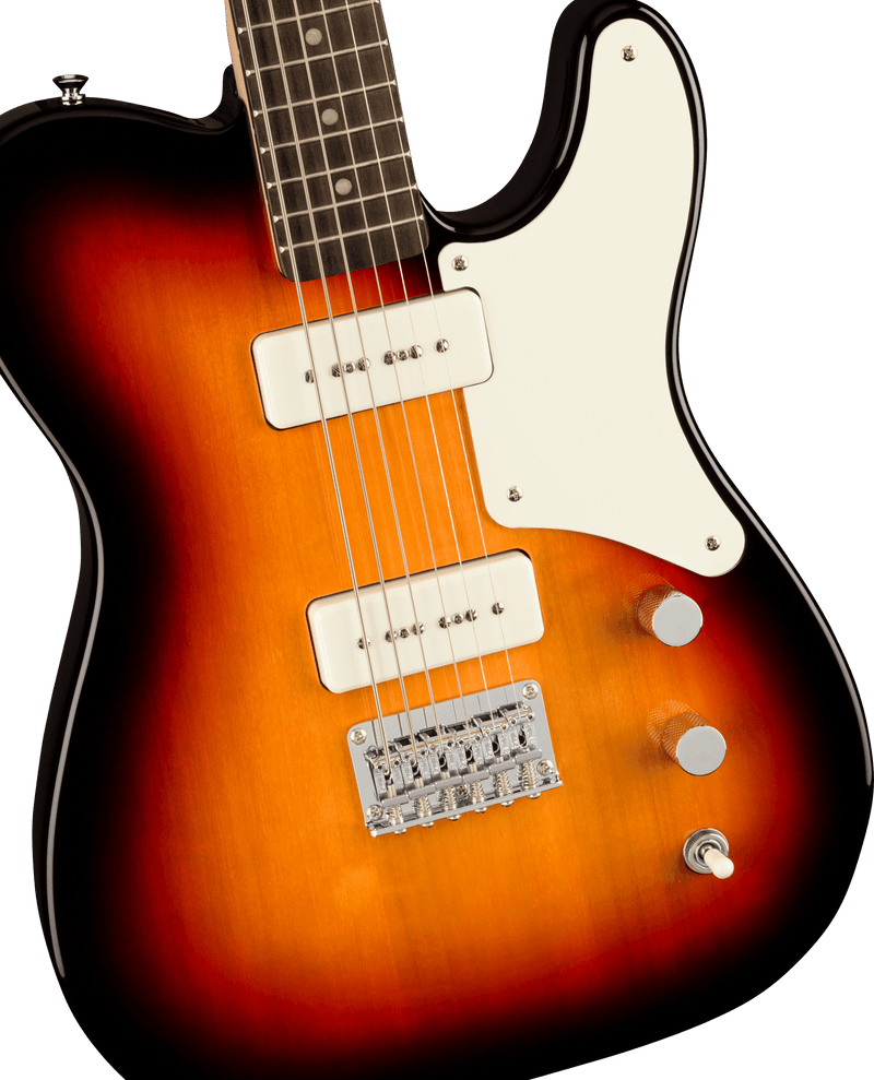Guitarra Electrica Fender Paranormal Baritone Cabronita Telecaster®, diapasón de laurel, golpeador de pergamino, 3-Color Sunburst 0377030500