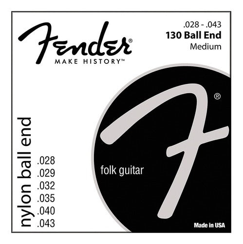 Encordado Fender Guitarra Acustica Nylon 130