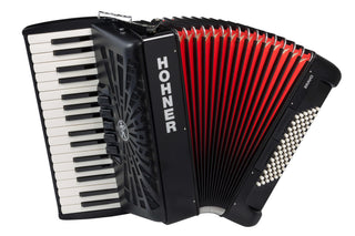 Acordeon Hohner Bravo III 72 Bajos Negro A16652 - The Music Site