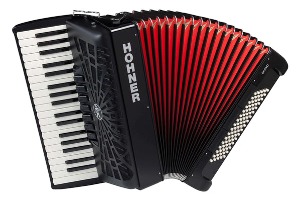 Acordeon Hohner Bravo III 80 Bajos Negro A16422 - The Music Site