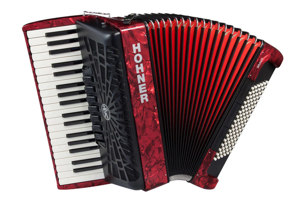 Acordeon Hohner Bravo III 96 Bajos Rojo A16732 - The Music Site