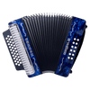 Acordeon Hohner Corona III 5 Letras Dbl Azul - The Music Site