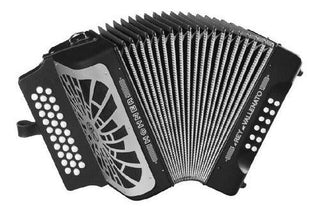 Acordeon Hohner Rey Vallenato Adg Negro - The Music Site