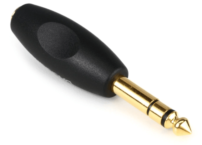 Adaptador de plug de 3.5mm a 1/4 D Addario Pw-P047E - The Music Site