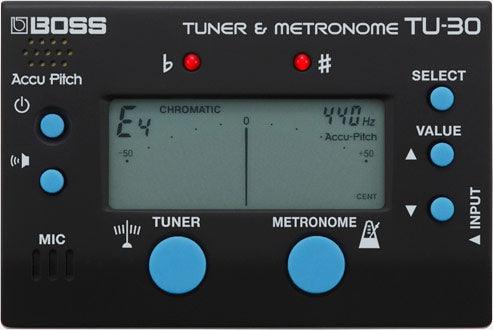 Afinador Y Metronomo Boss Tu-30 - The Music Site