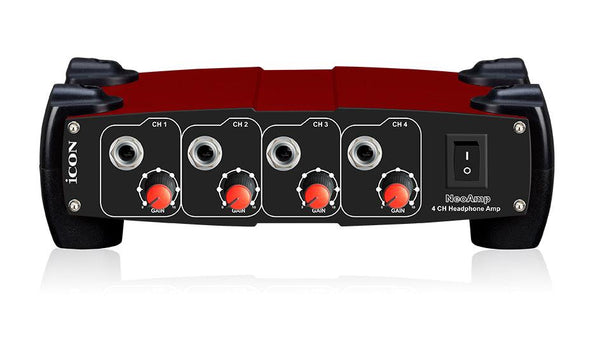 Amplificador De Auriculares Icon Neoamp Rojo - The Music Site