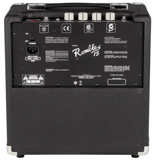 Amplificador Fender bajo Rumble™ 15 (V3), Black and Silver, 120V 2370100000 - The Music Site