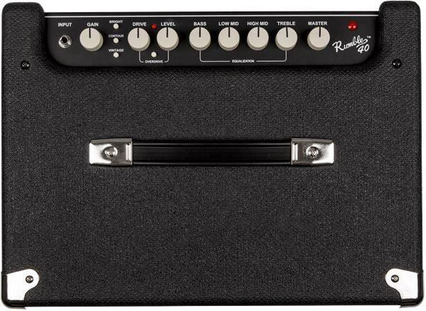 Amplificador Fender Bajo Rumble™ 40 (V3), 120V, Black/Silver 2370300000 - The Music Site