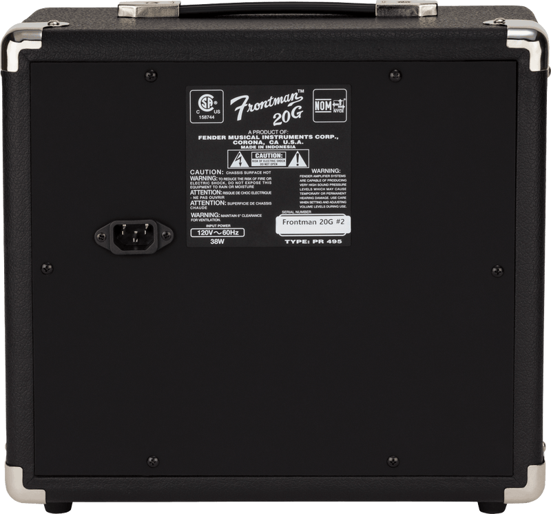 Amplificador Fender Guitarra Eléctrica Frontman 20G 2311500000 - The Music Site