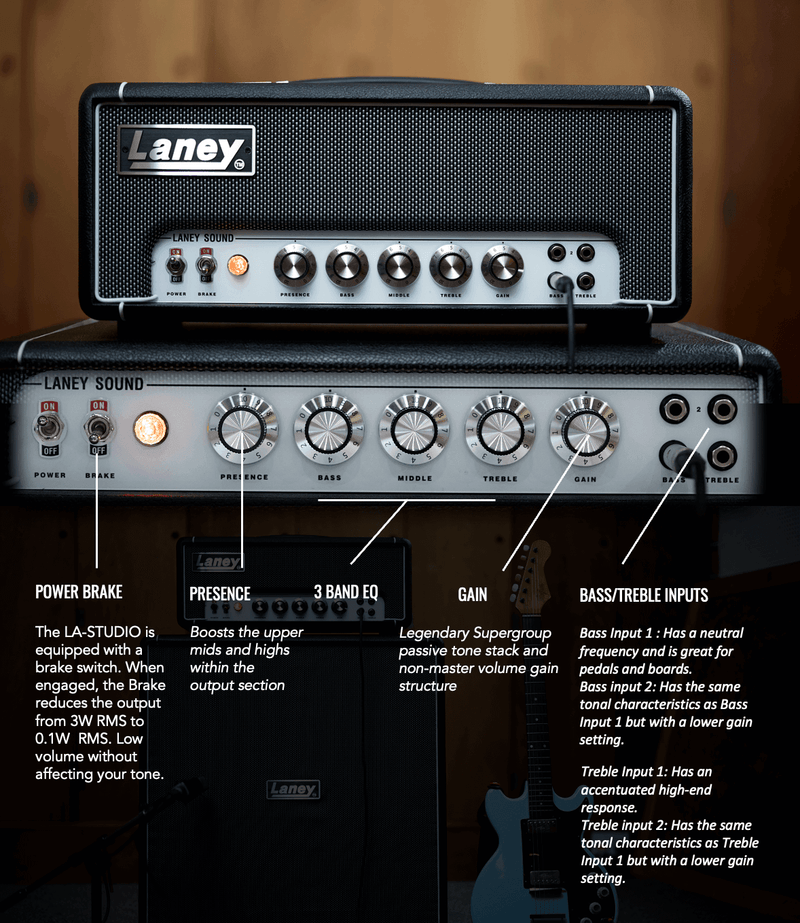 Amplificador Laney La-Studio (Cabezote) - The Music Site