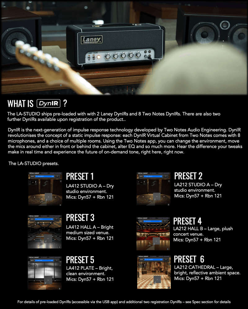 Amplificador Laney La-Studio (Cabezote) - The Music Site