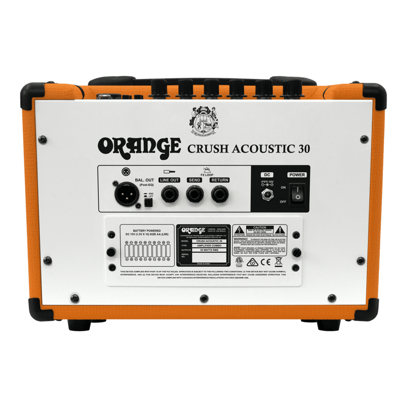 Amplificador Orange De Guitarra Acústica D-Crush-Acoustic-30 - The Music Site