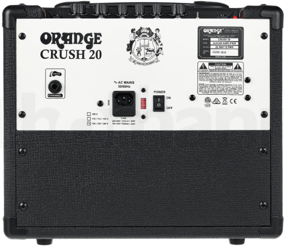 Amplificador Orange De Guitarra Eléctrica D-Crush-20 Black - The Music Site