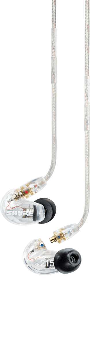 Audifono Shure Se215-Cl Transparente - The Music Site