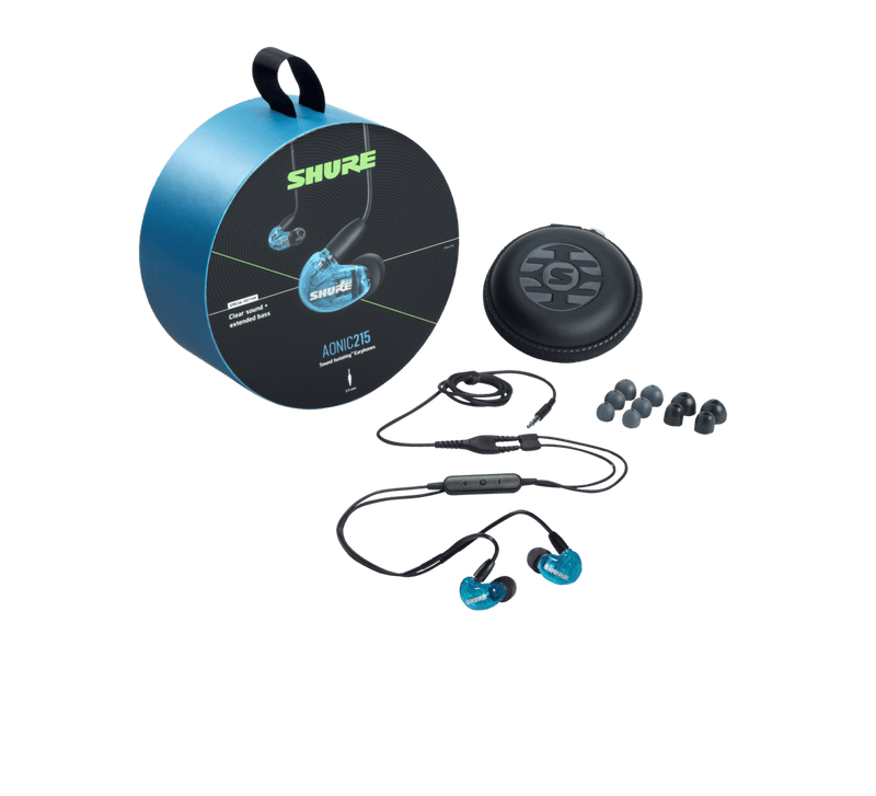 Audifono Shure Se215Dybl Azul - The Music Site