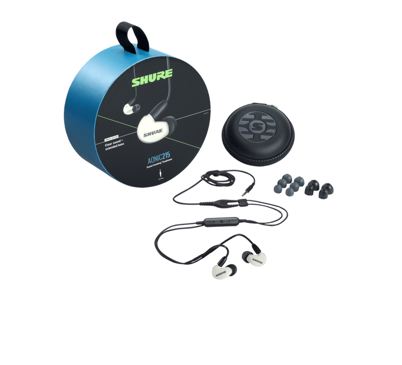Audifono Shure Se215Dywh Blanco - The Music Site