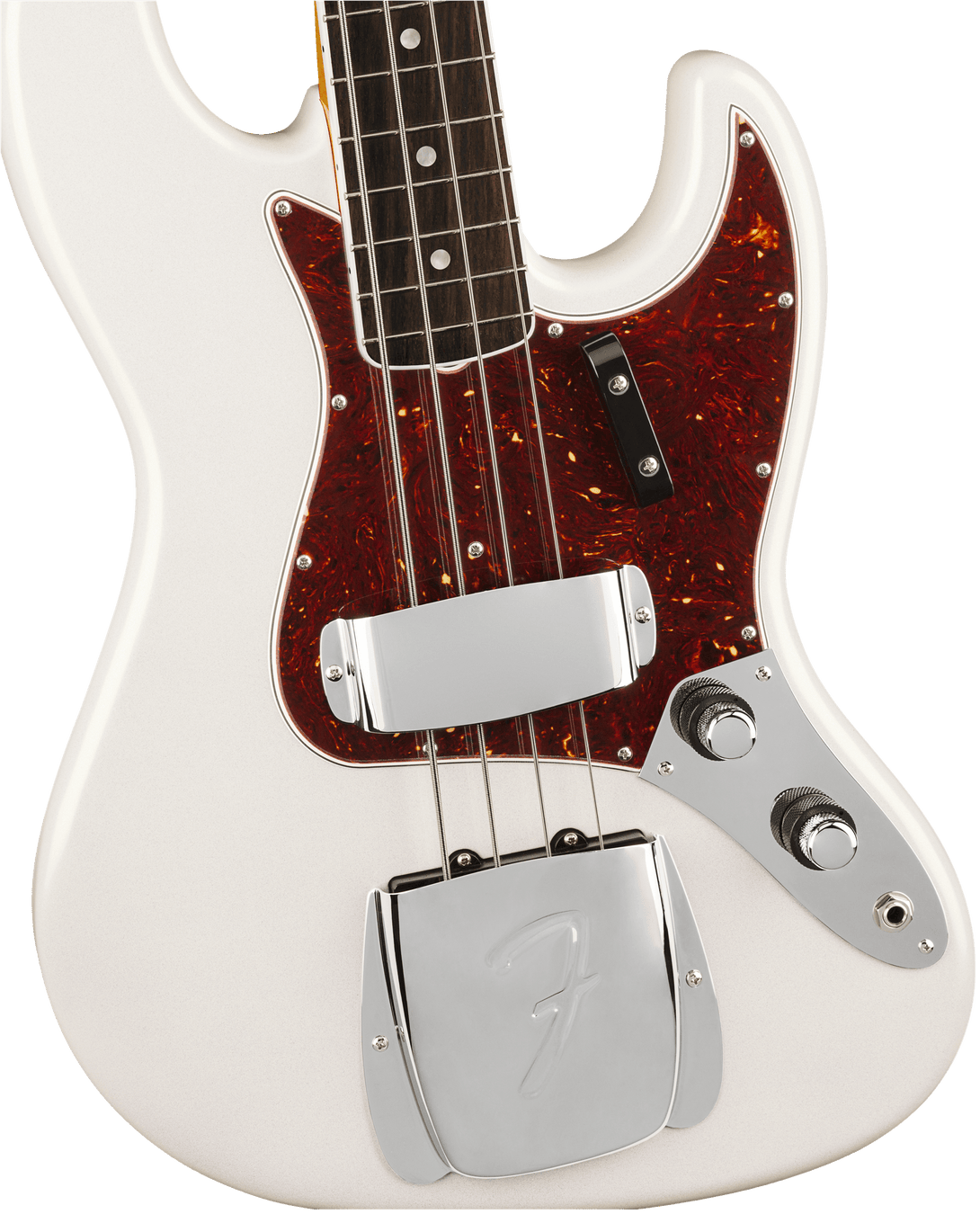 Bajo Electrico Fender 60th Anniversary Jazz Bass®, diapasón de palisandro, perla ártica 0170269881 - The Music Site