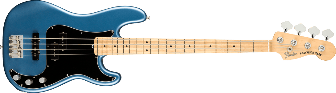 Bajo Electrico Fender American Performer Precision Bass®, diapasón de arce, azul satinado Lake Placid 0198602302 - The Music Site