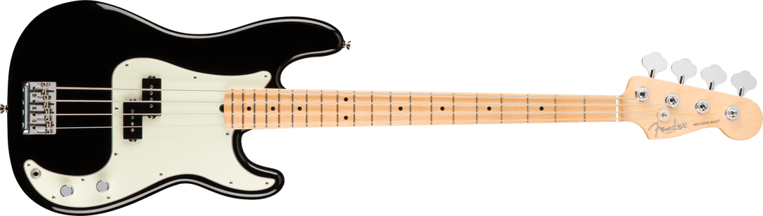 Bajo Electrico Fender American Pro Precision Bass®, diapasón de arce, negro 0193612706 - The Music Site