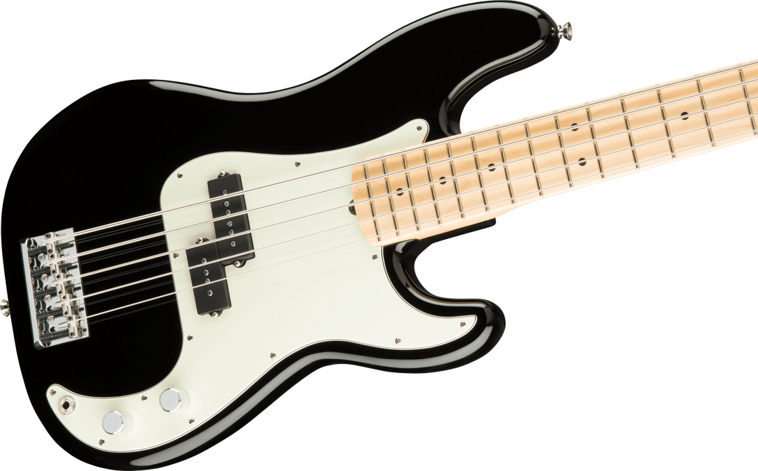 Bajo Electrico Fender American Pro Precision Bass® V, diapasón de arce, negro 0194652706 - The Music Site