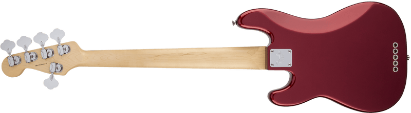 Bajo Electrico Fender American Standard Precision Bass® V (cinco cuerdas), diapasón de palisandro, rojo místico0193650794 - The Music Site