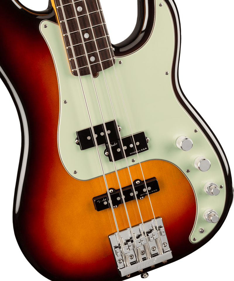 Bajo Electrico Fender American Ultra Precision Bass®, diapasón de palisandro, Ultraburst 0199010712 - The Music Site