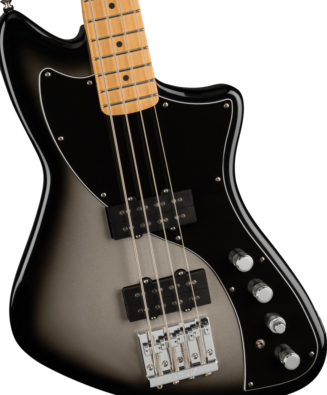 Bajo Electrico Fender Bajo Player Plus Active Meteora®, diapasón de arce, Silverburst 0147392391 - The Music Site