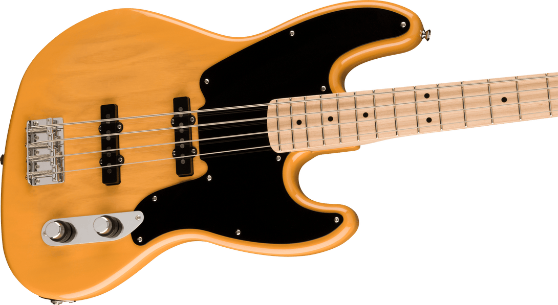 Bajo Electrico Fender Paranormal Jazz Bass® '54, diapasón de arce, golpeador anodizado dorado, negro 0377100550 - The Music Site