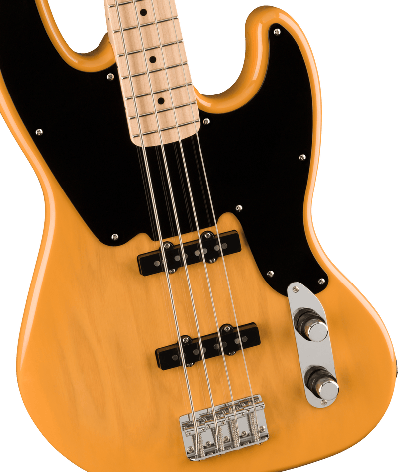 Bajo Electrico Fender Paranormal Jazz Bass® '54, diapasón de arce, golpeador anodizado dorado, negro 0377100550 - The Music Site