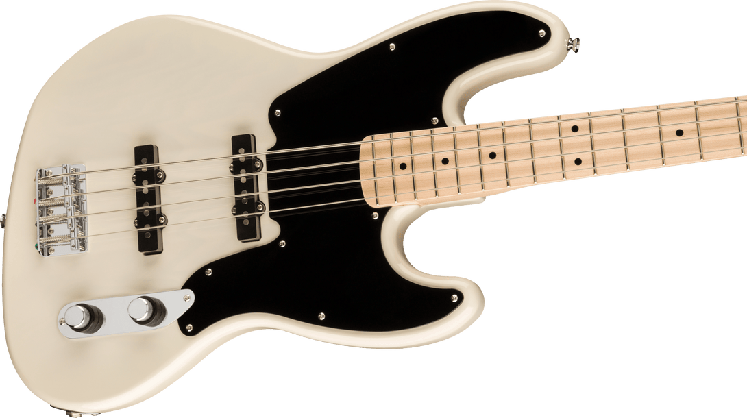 Bajo Electrico Fender Paranormal Jazz Bass® '54, diapasón de arce, golpeador anodizado dorado, negro0377100501 - The Music Site